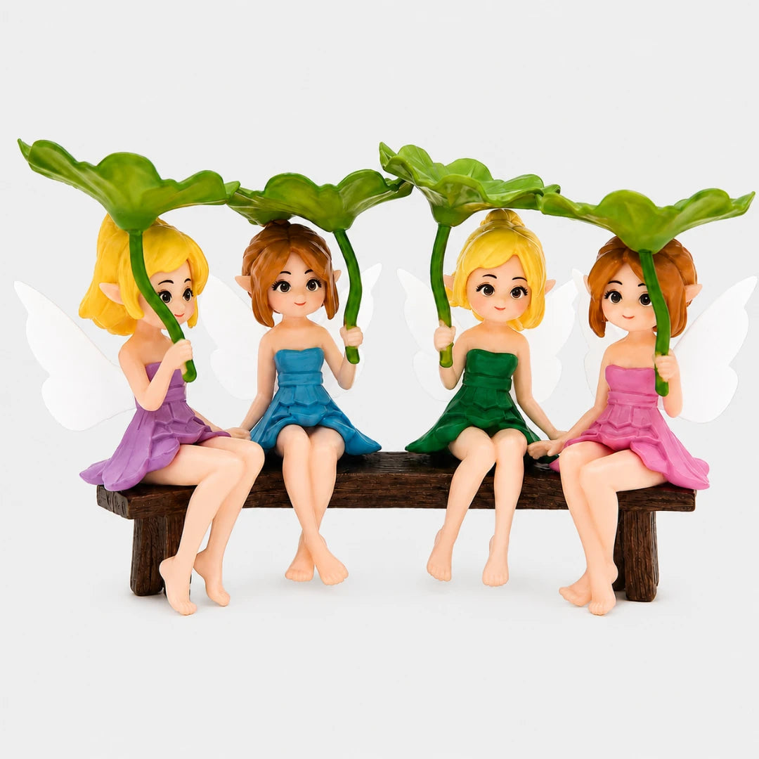 SproutPixie™ Leaf Umbrella Pixie Car Ornament