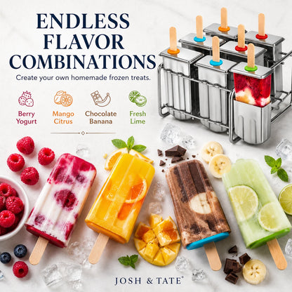 Stainless Steel Popsicle Mold Set-5
