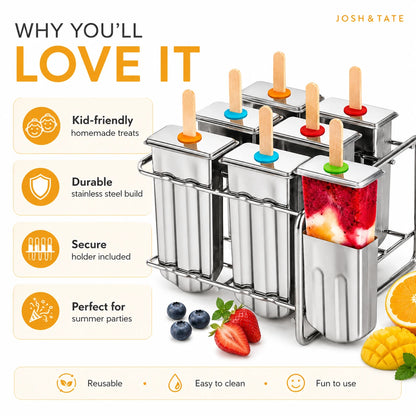 Stainless Steel Popsicle Mold Set-7