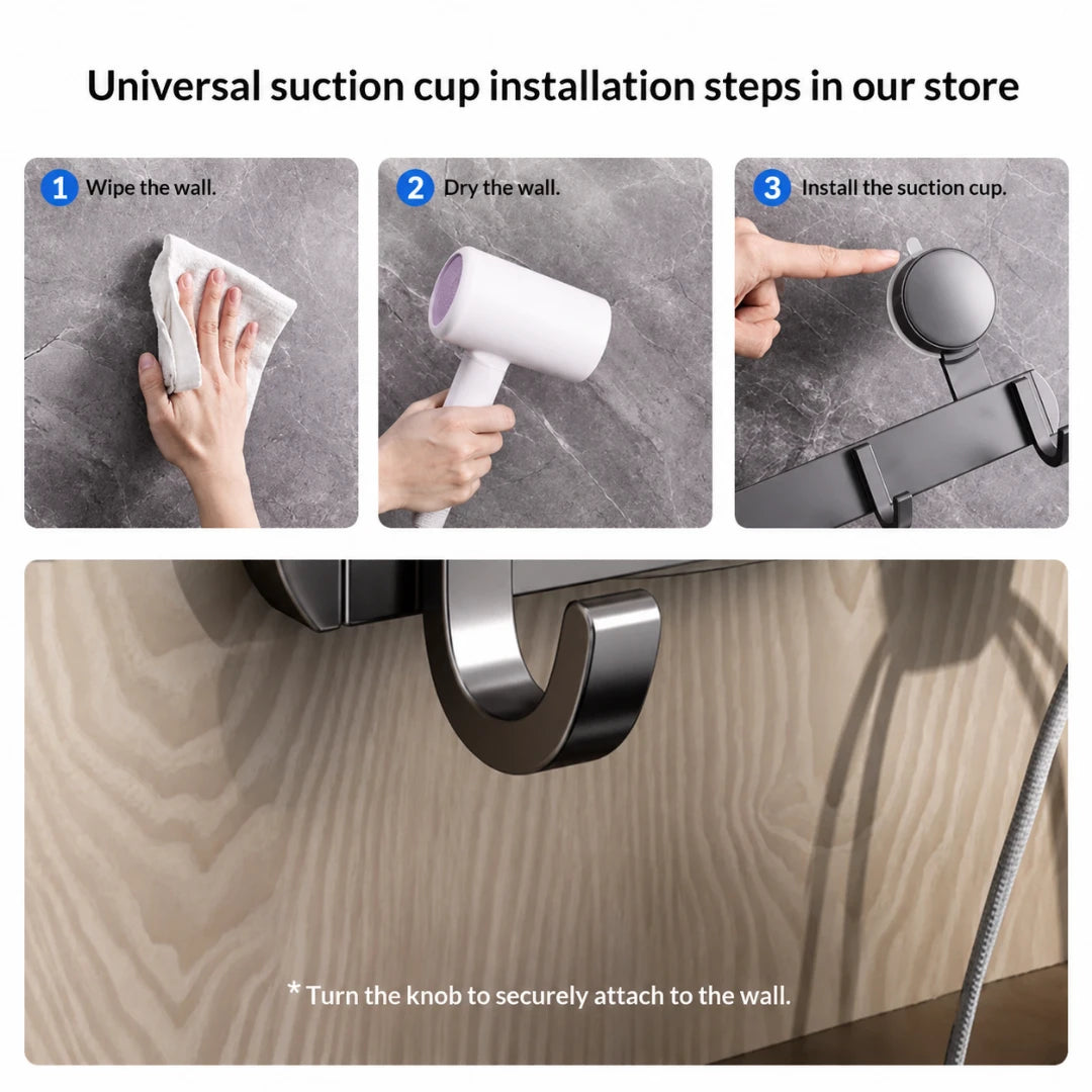 StayHook™ No-Drill Wall Rail