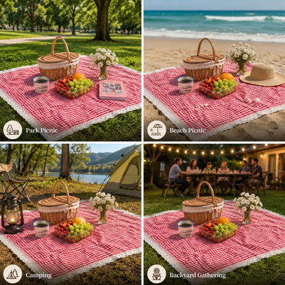SunDay™ Gingham Picnic Mat