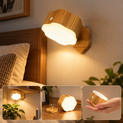 SwivelGlow™ Magnetic Touch Wall Lamp