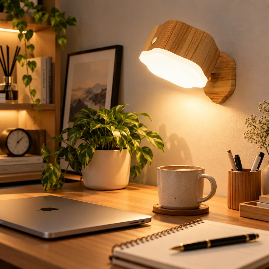 SwivelGlow™ Magnetic Touch Wall Lamp