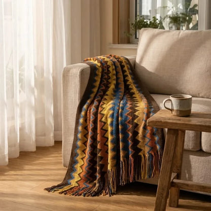 TerraKnit™ Zigzag Throw Blanket
