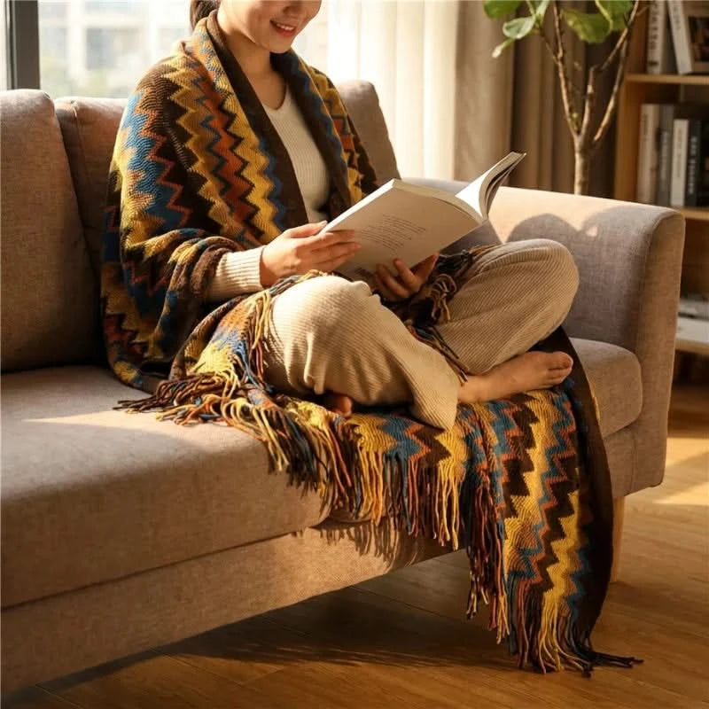 TerraKnit™ Zigzag Throw Blanket