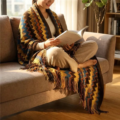 TerraKnit™ Zigzag Throw Blanket