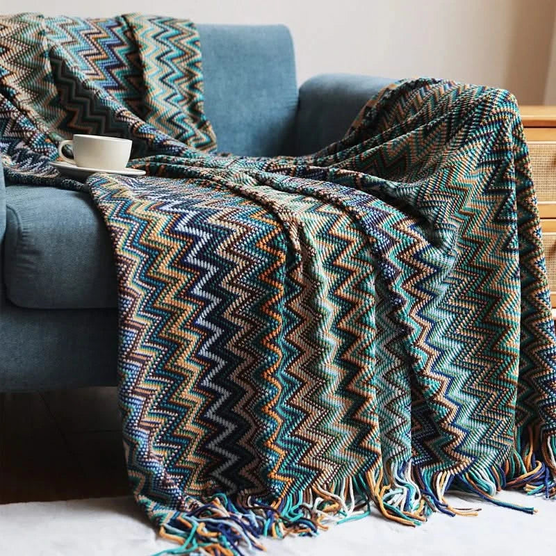 TerraKnit™ Zigzag Throw Blanket