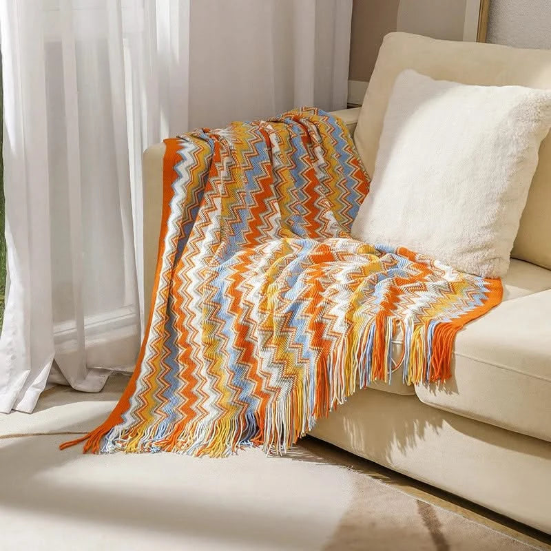 TerraKnit™ Zigzag Throw Blanket