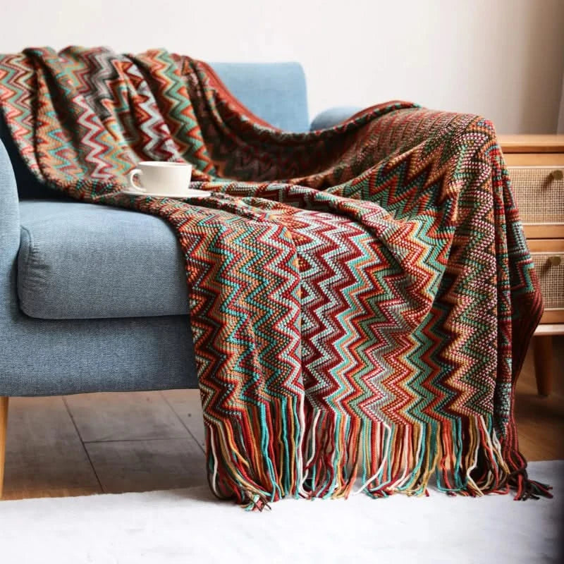 TerraKnit™ Zigzag Throw Blanket