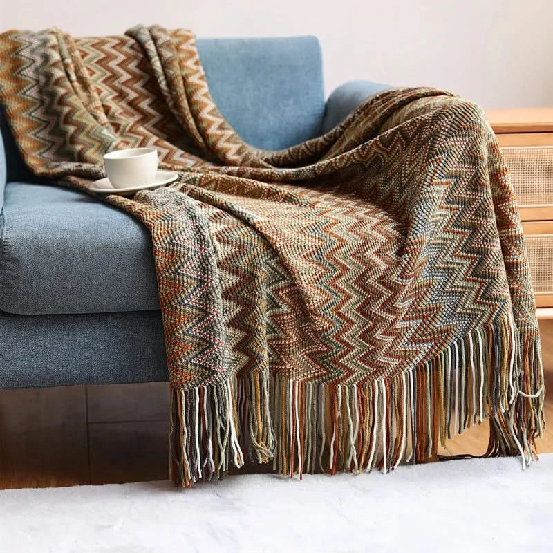 TerraKnit™ Zigzag Throw Blanket