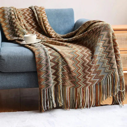TerraKnit™ Zigzag Throw Blanket