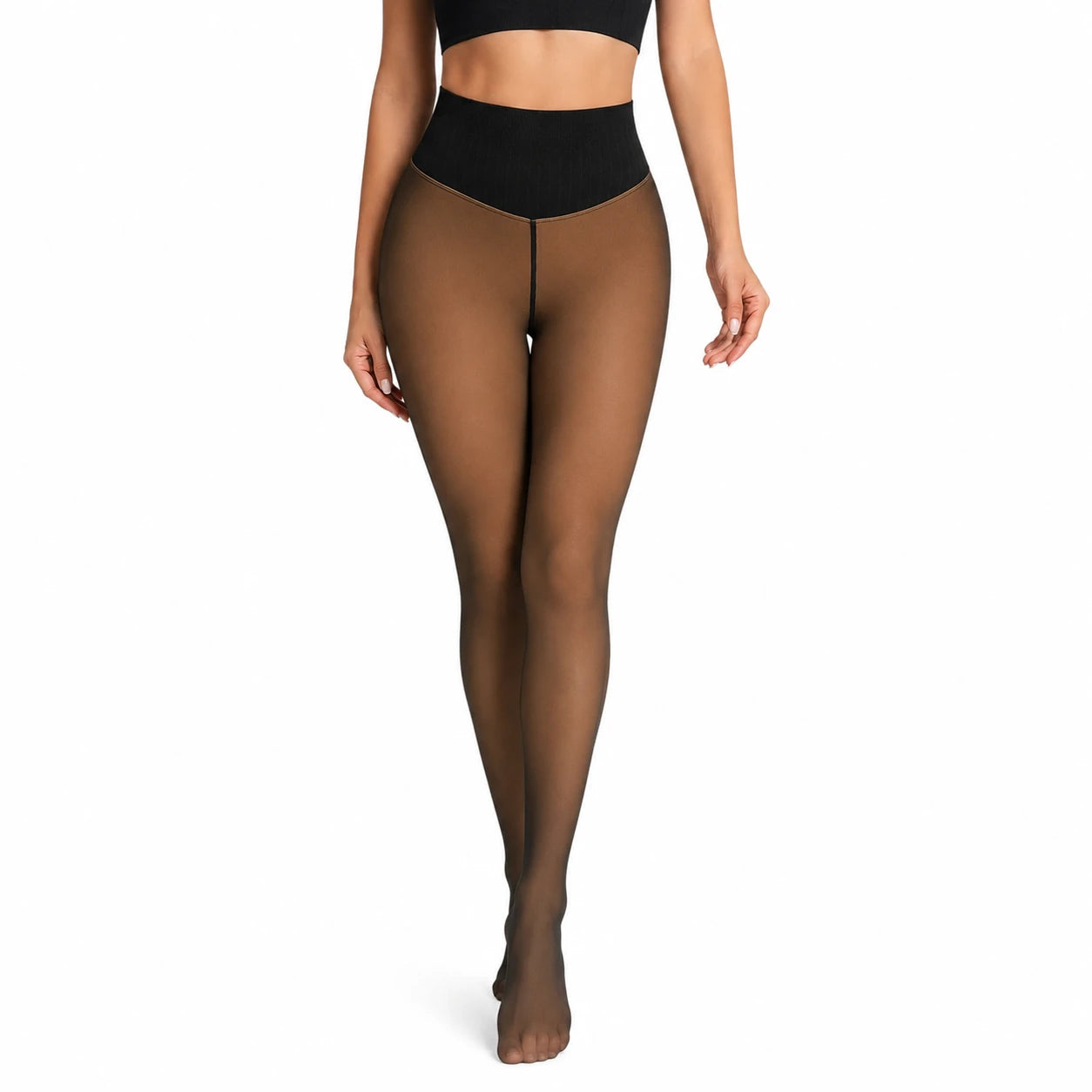 The Snatched Fleece Lined Tights-1