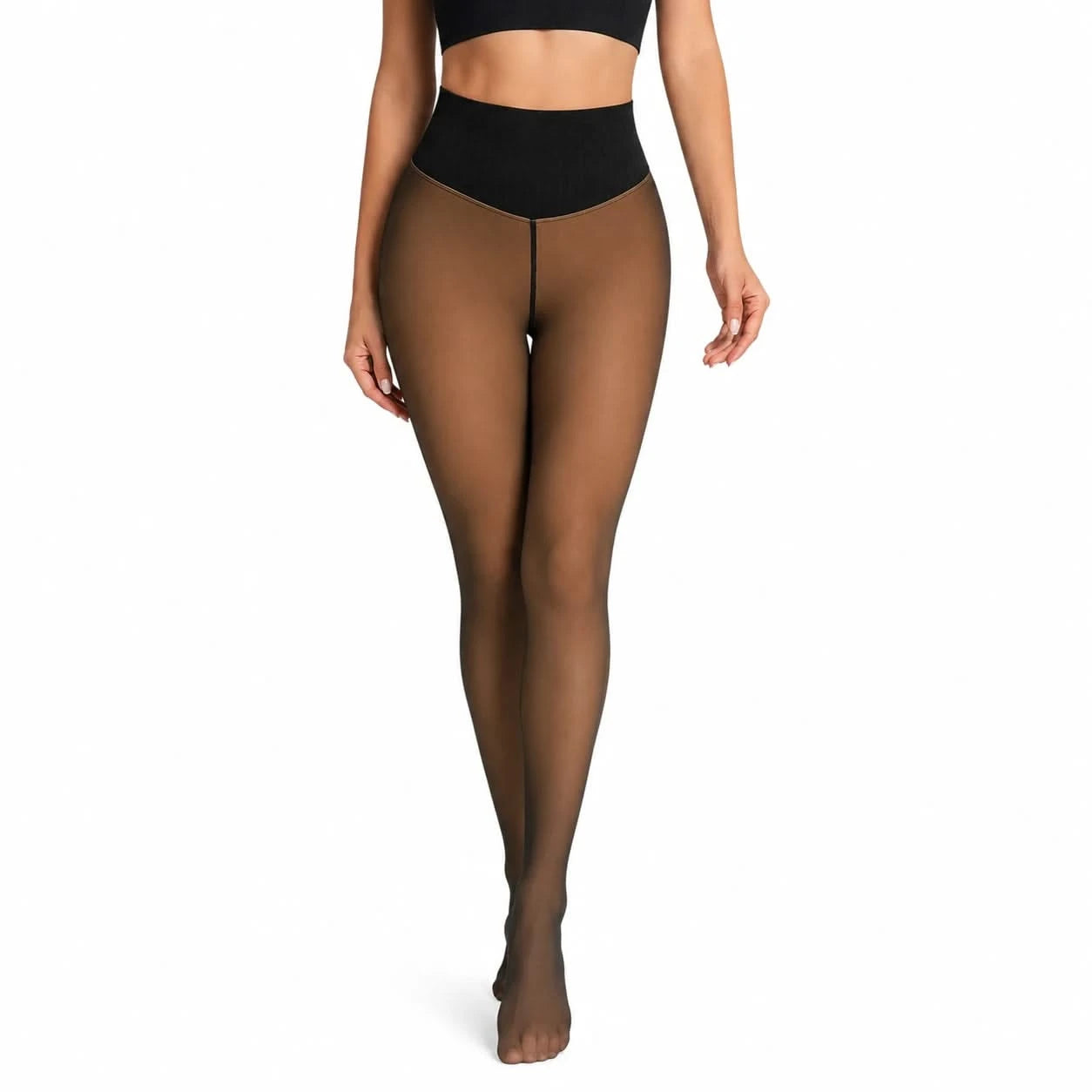 The Snatched Fleece Lined Tights-1