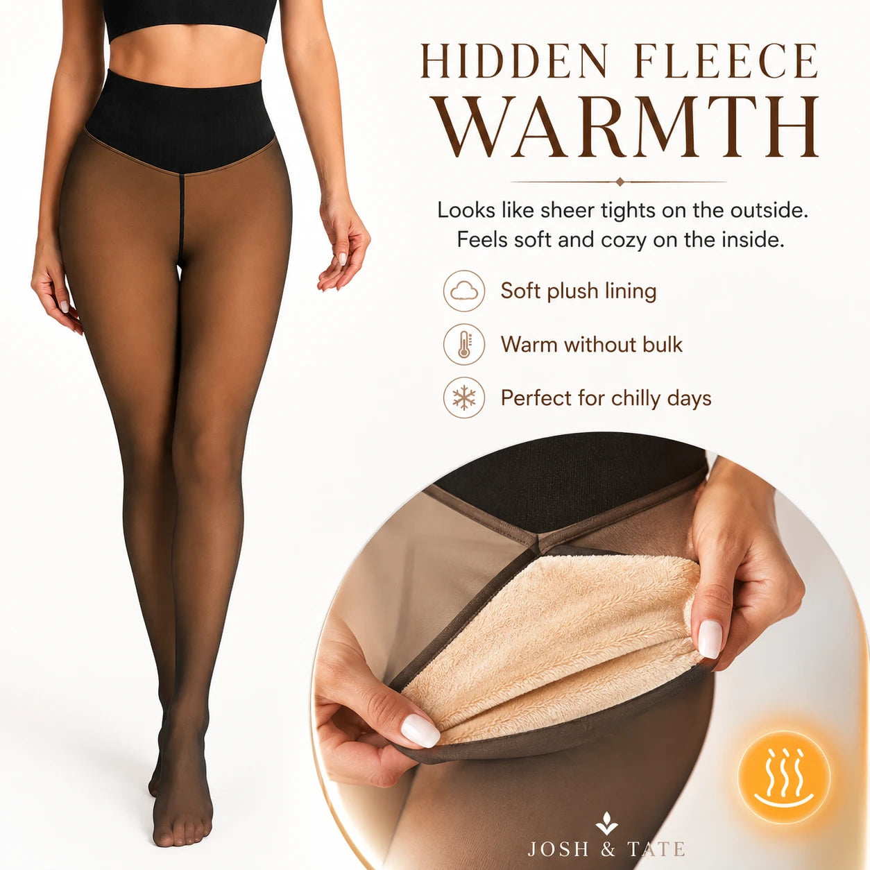 The Snatched Fleece Lined Tights-3