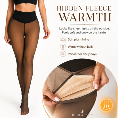 The Snatched Fleece Lined Tights-3