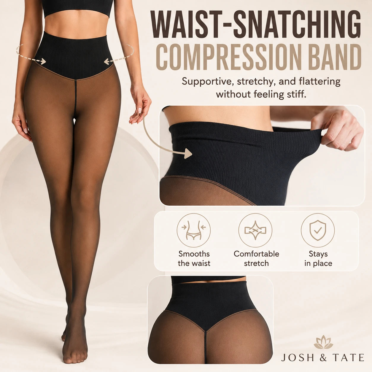 The Snatched Fleece Lined Tights-4