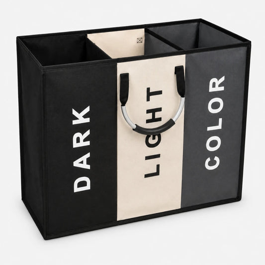 TriSort™ 3-Section Laundry Hamper