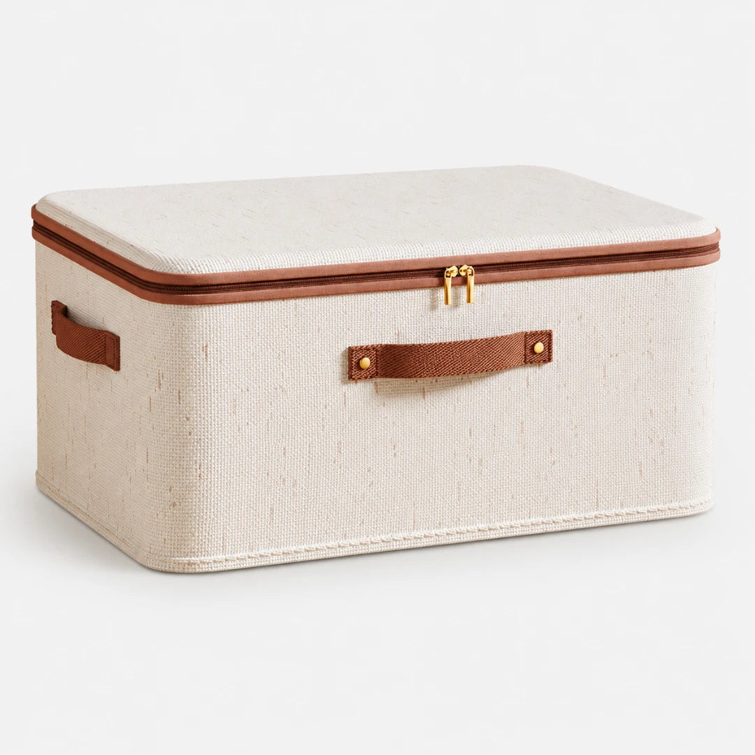 TuckBox™ Zippered Storage Bin