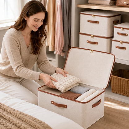 TuckBox™ Zippered Storage Bin