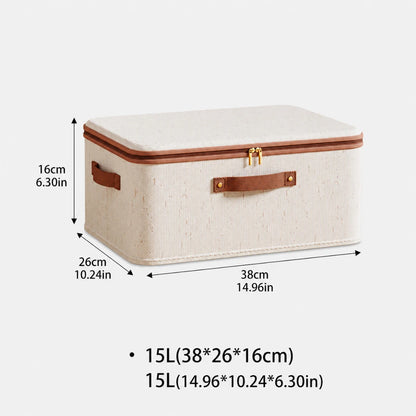 TuckBox™ Zippered Storage Bin