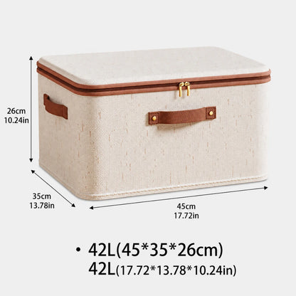 TuckBox™ Zippered Storage Bin