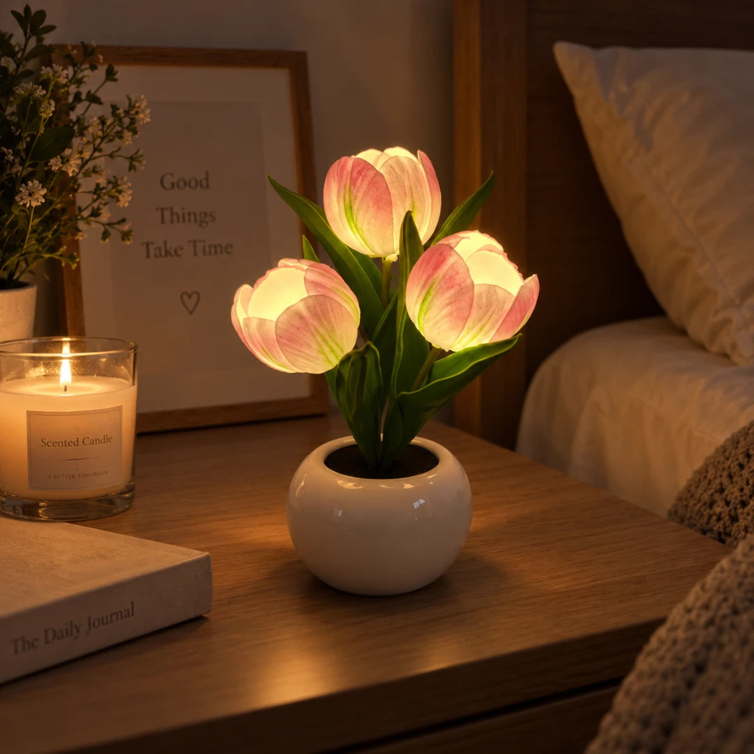 TulipGlow™ LED Tulip Lamp