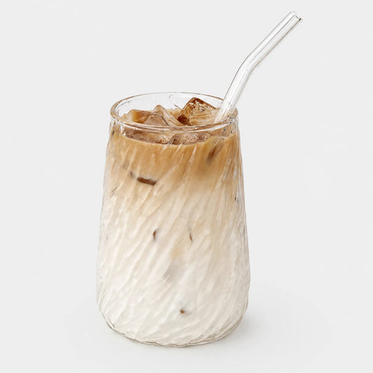 TwistPour™ Twisted Glass & Straw Set
