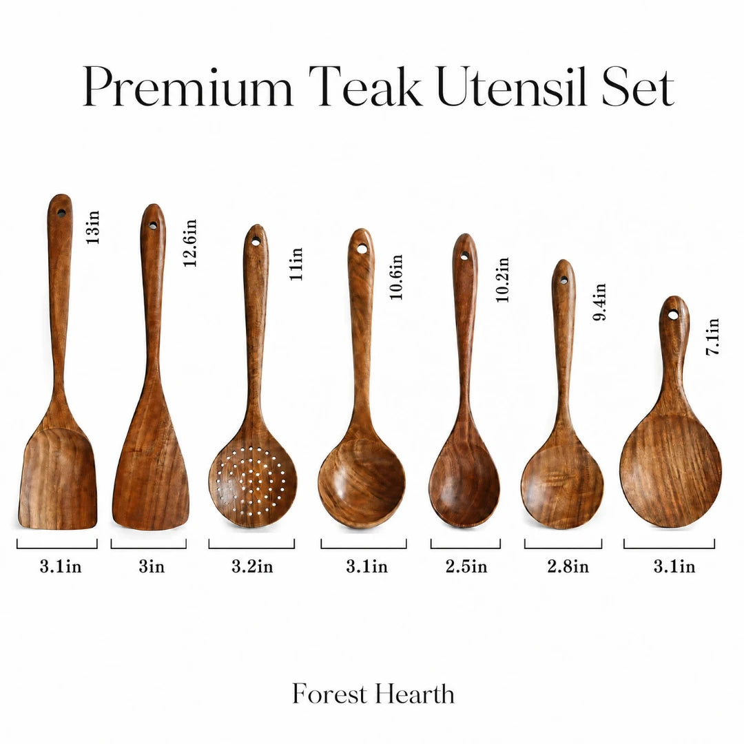 Forest Hearth™ Teak Utensil Set