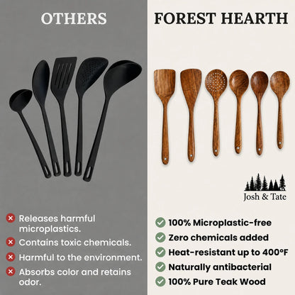 Forest Hearth™ Teak Utensil Set
