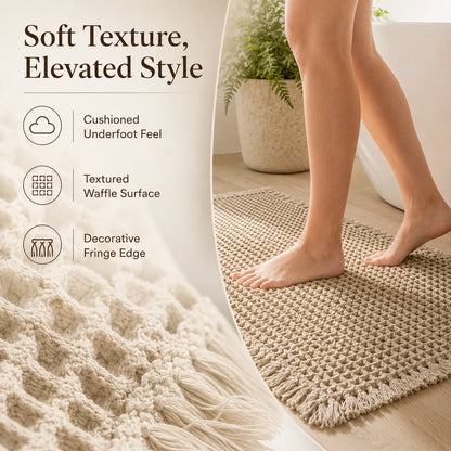 WaffleNest™ Waffle Bath Mat-