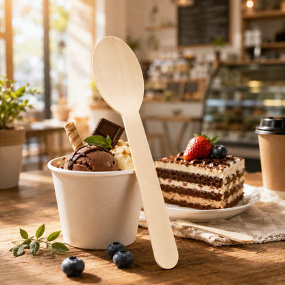 WoodStir™ 50pcs Disposable Spoons