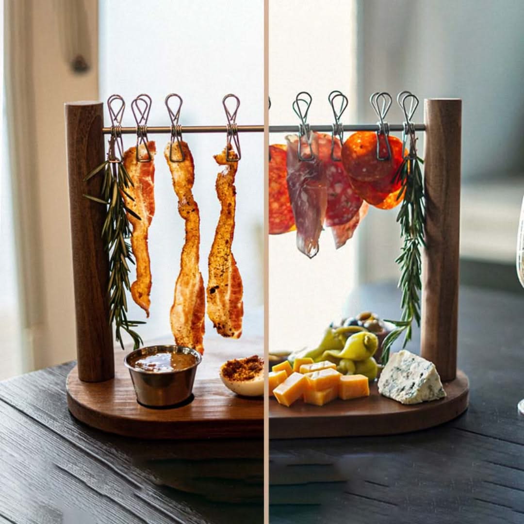 Wooden charcuterie board