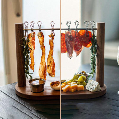 Wooden charcuterie board