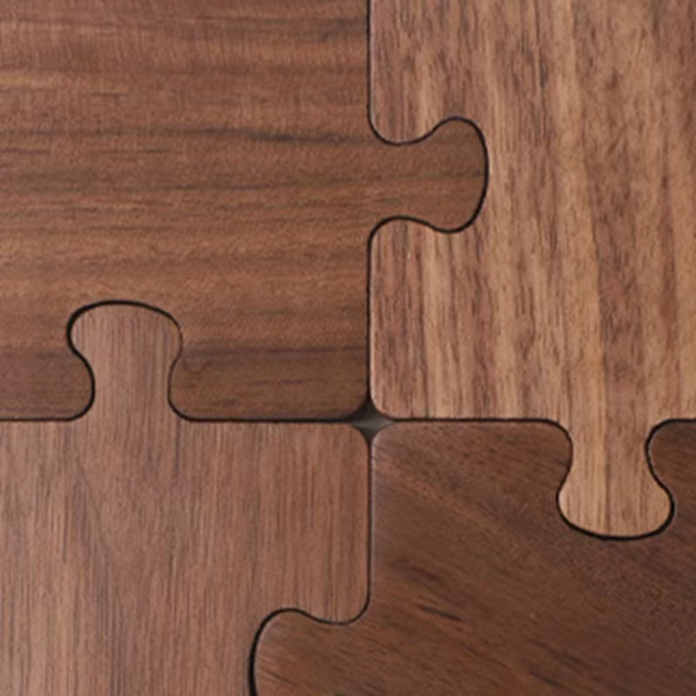 Wooden Puzzle Coaster Set