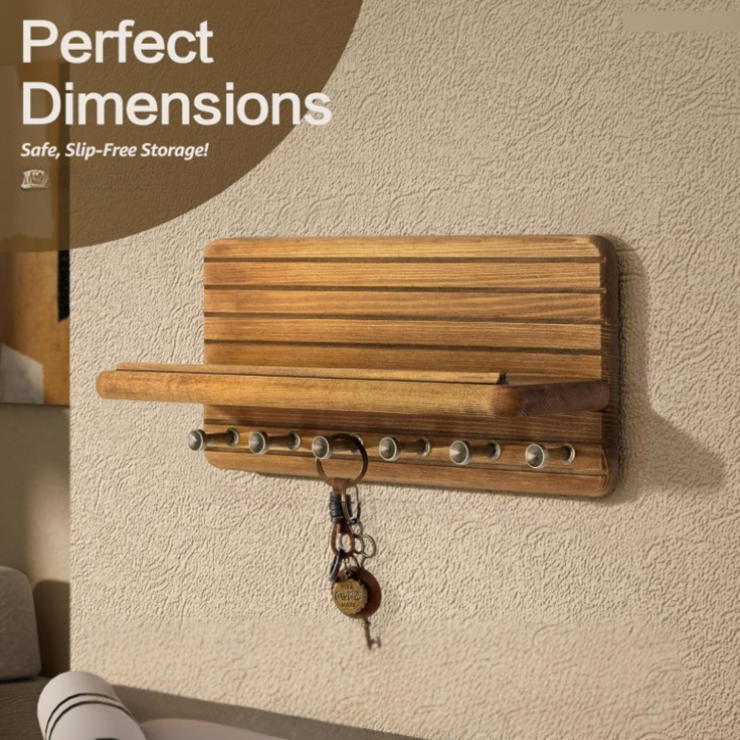 Wooden key organizer 3