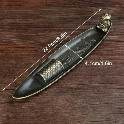 Zen Fisherman Incense Holder