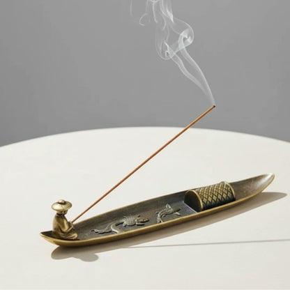 Zen Fisherman Incense Holder