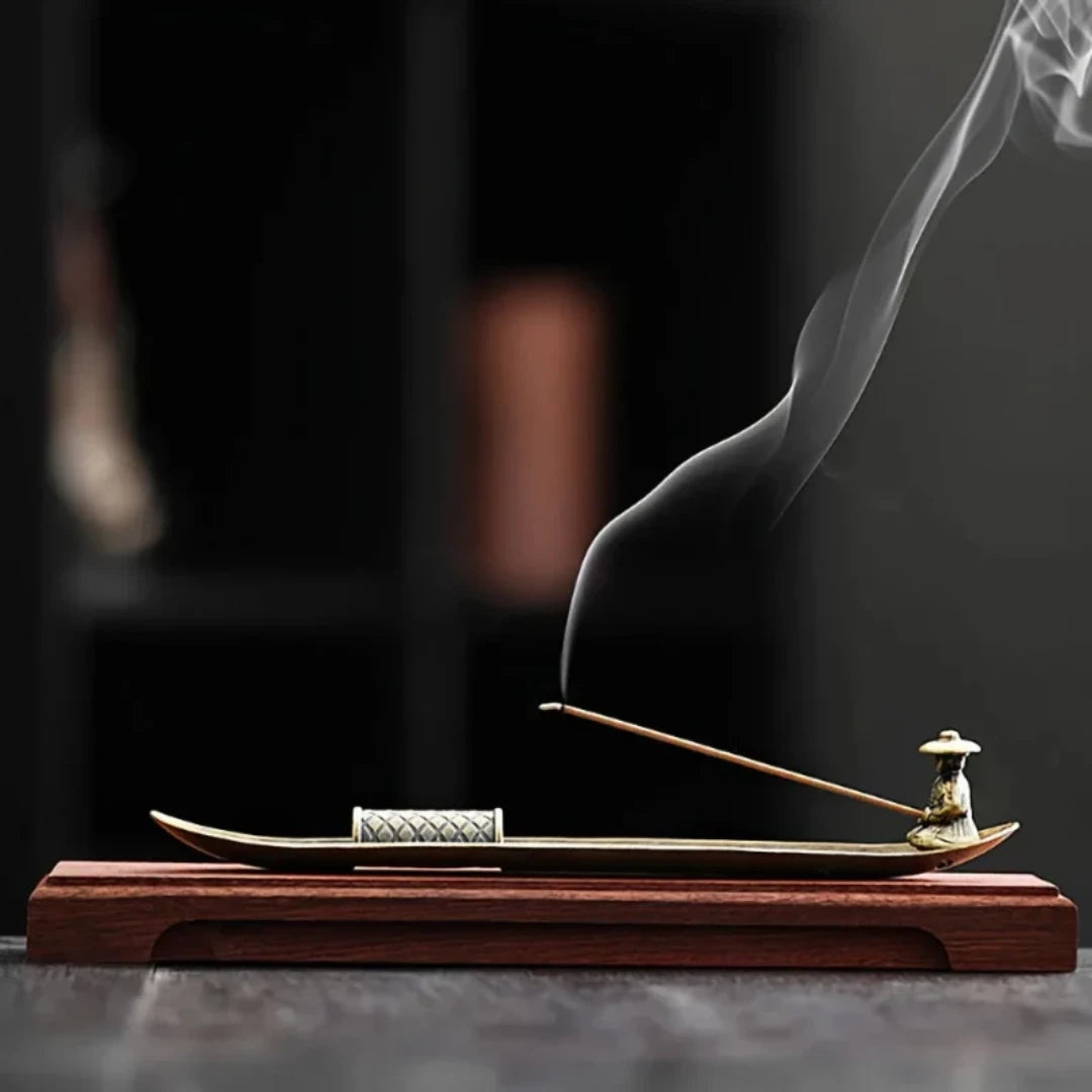 Zen Fisherman Incense Holder