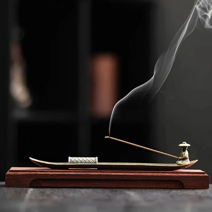 Zen Fisherman Incense Holder