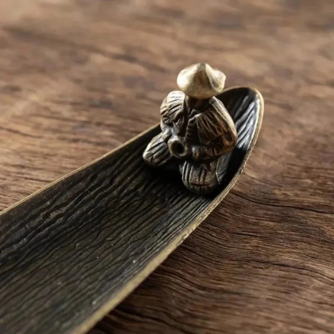 Zen Fisherman Incense Holder