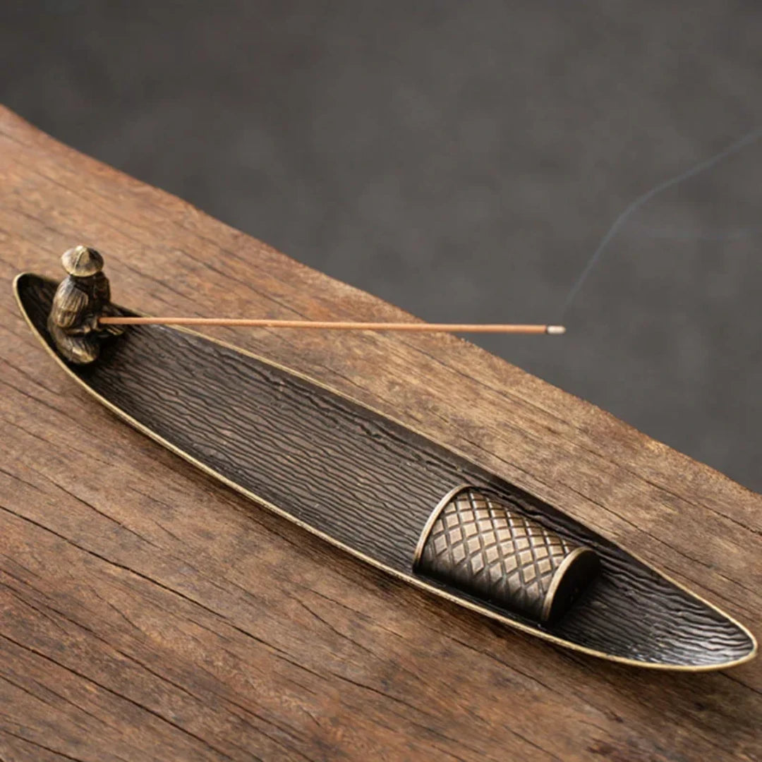 Zen Fisherman Incense Holder