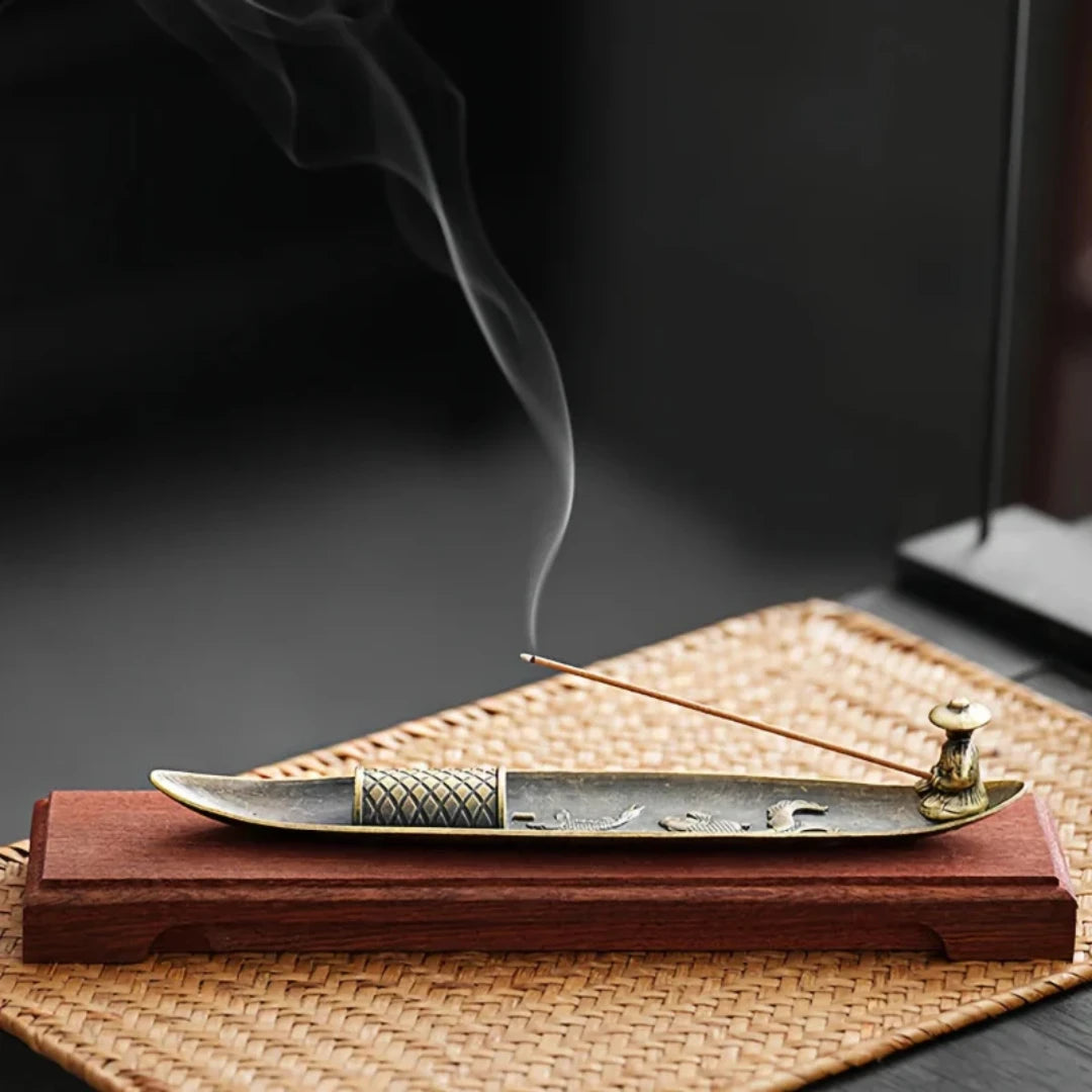 Zen Fisherman Incense Holder