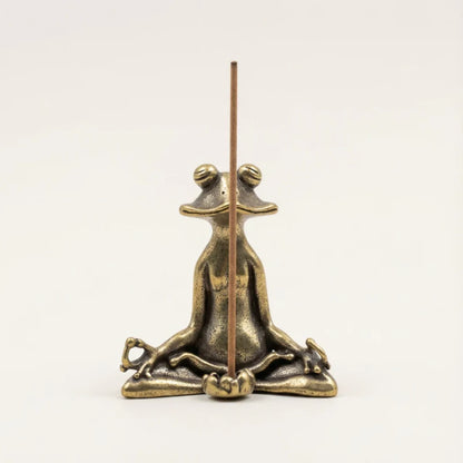 Zen Frog Incense Holder
