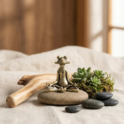 Zen Frog Incense Holder