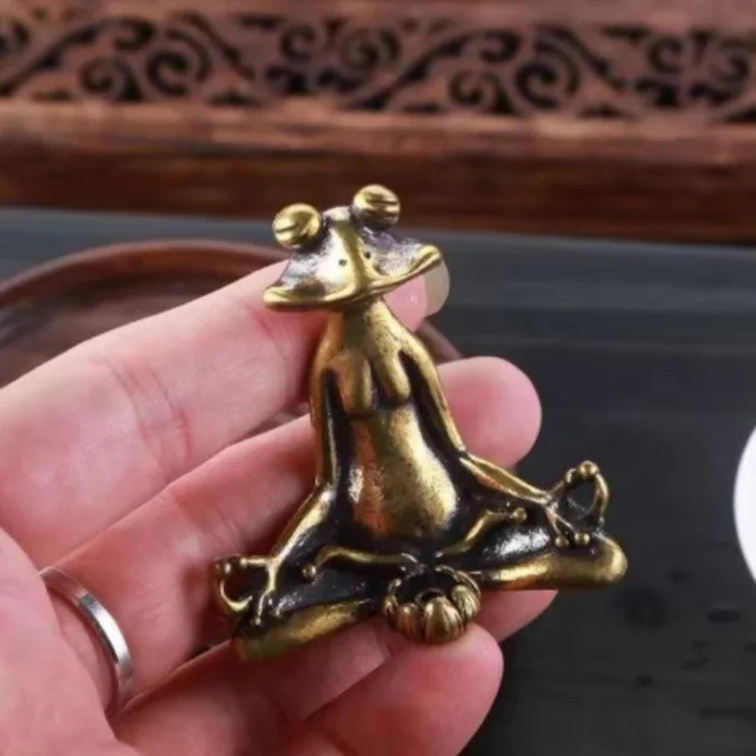 Zen Frog Incense Holder