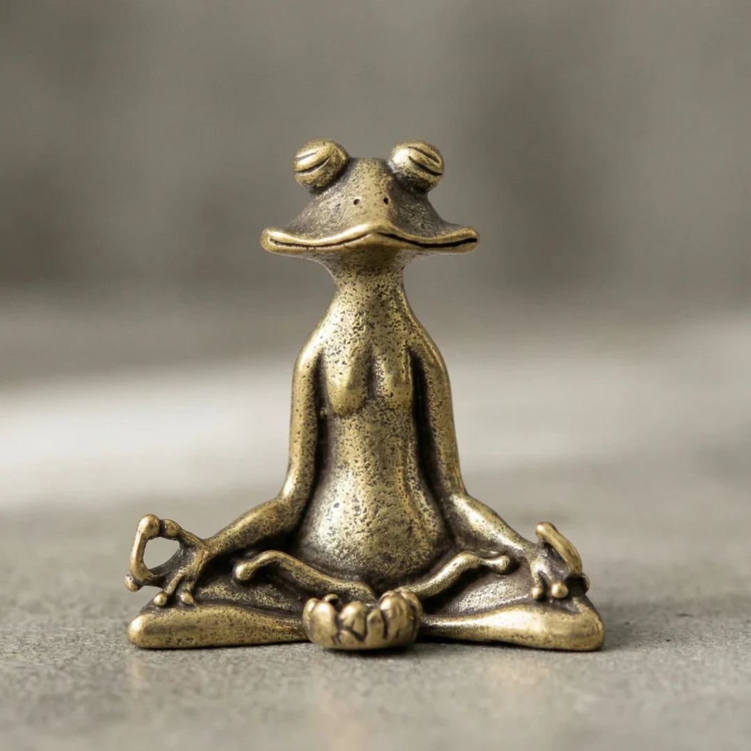 Zen Frog Incense Holder