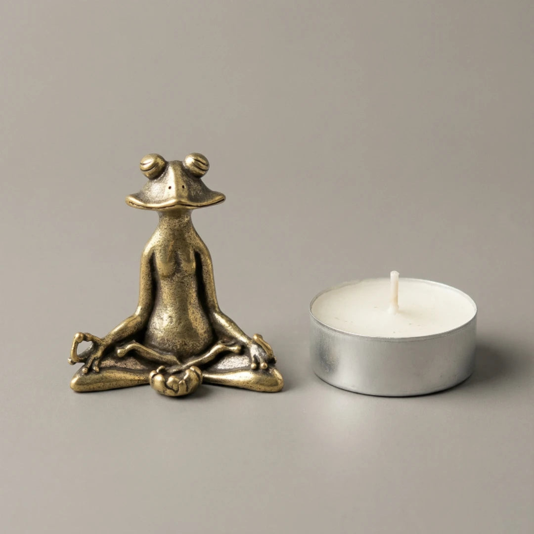 Zen Frog Incense Holder