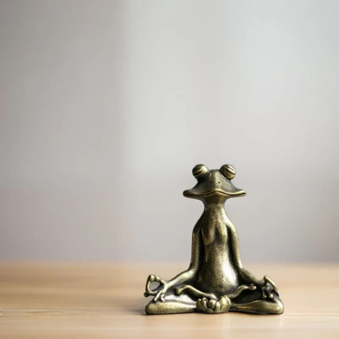 Zen Frog Incense Holder
