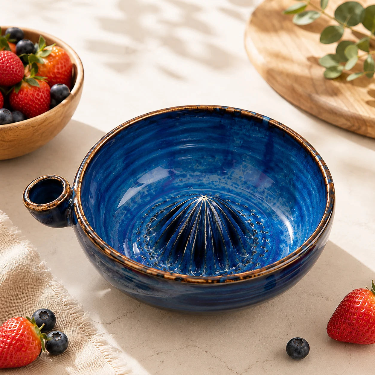 Ceramic Berry Fruit Bowl
