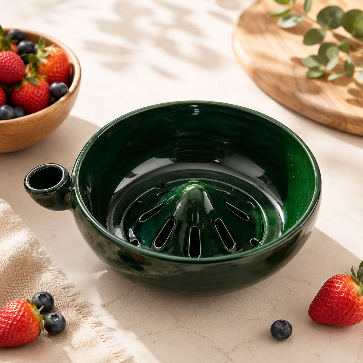 Ceramic Berry Fruit Bowl